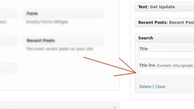 How to Add Links to Your WordPress Widget Titles